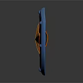 Shield As Defensive Weapon With Wooden Center Blue Border And Golden Star