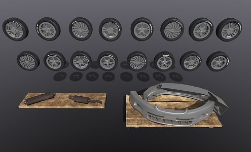 car accessories 3d model