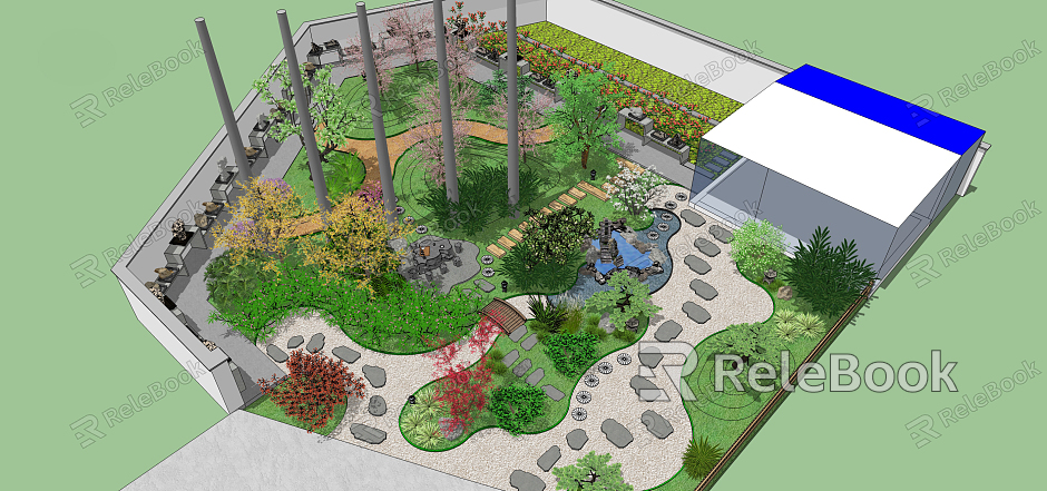 Modern Garden model