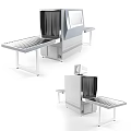 Security machine scanner instrument 3d model