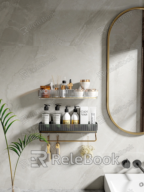 Storage Rack Storage Rack Toilet Cosmetics Skincare Products model