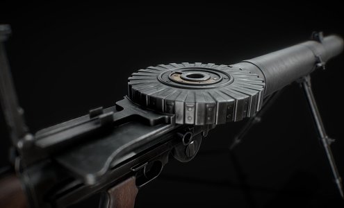 Louis Gun 3d model