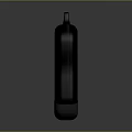 BerryCloud Black Electronic Device With Landmark Pattern 98% Humidity And Water Drop Icon