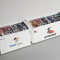 Haier And STRONG Commercial Chest Freezers Filled With Assorted Snacks For Storage And