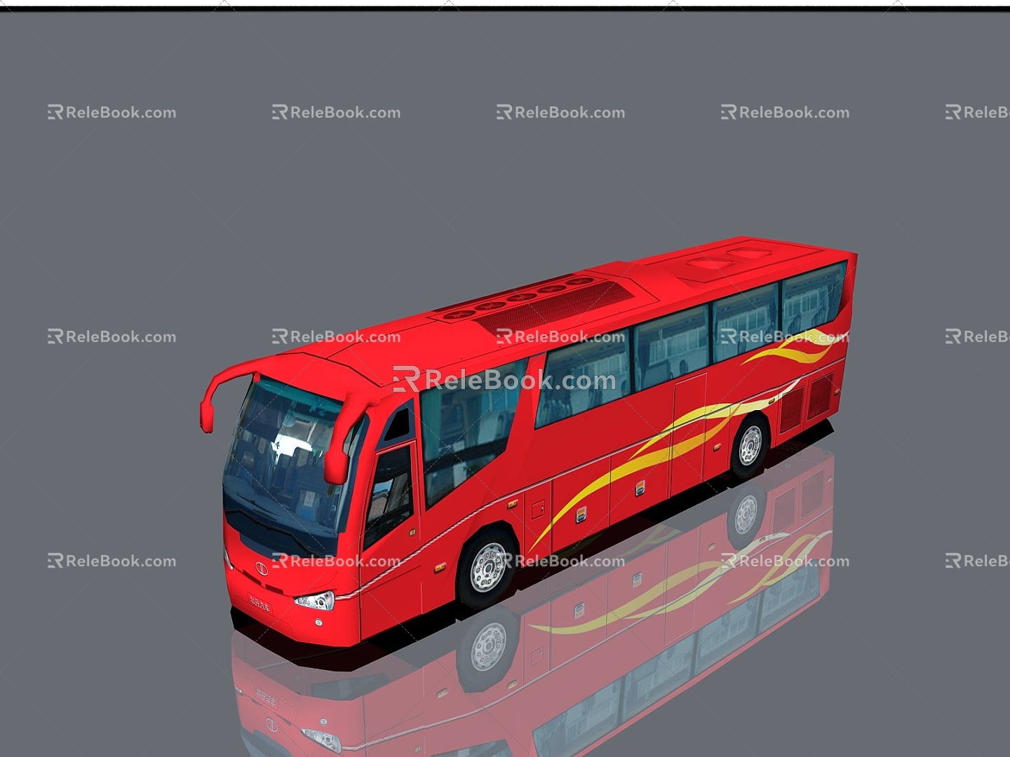 Modern Bus Bus Bus Bus Passenger Car Transportation Vehicle Car School Bus Tourist Car Passenger Car Sightseeing Car 3d model