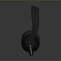 Black Over Ear Headphones Electronic Audio Device With Comfortable Design And Modern Look