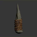 Dagger Stone Age Dagger Sword Knife Bayonet Pickknife Magic Dagger Magic Knife 3d model