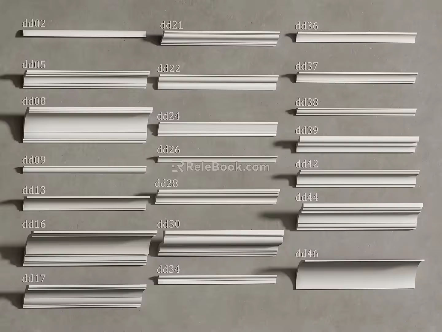Gypsum line 3d model