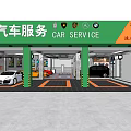 Professional 4S Car Service Center Providing 24 Hour Maintenance And Auto Beauty Services
