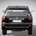Black Lexus SUV With UK Plate Modern Exterior Design And Sleek Body