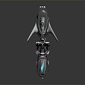 Modern Motorcycle Concept Motorcycle Flying Car 3d model