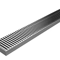 Stainless Steel Grated Drainage Channel Long Strip Design For Home And Commercial Use