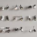 Modern Indoor Spotlights With Black And White Designs For Home Lighting