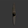Ancient Rusted Bronze Star Shaped Artifact With Spiked Edges And Central Hole