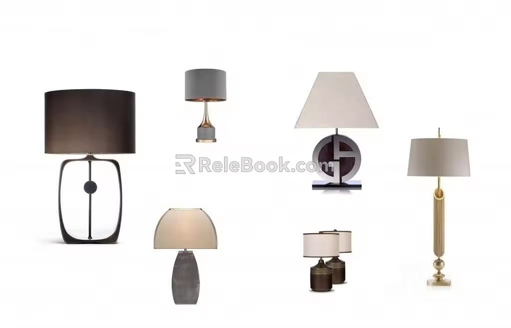 Table lamp 3d model