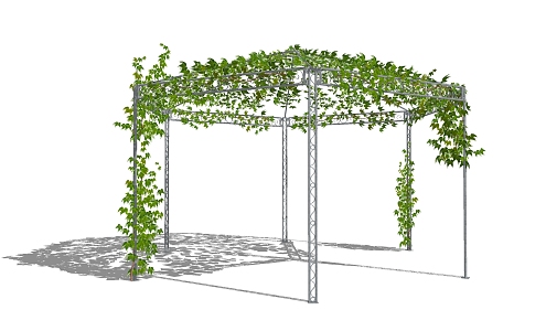 Modern Corridor Rack Vine Gazebo Corridor Rack 3d model