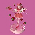 Cartoon Girl Pink Girl Anime Girl Pink Girl Style Girl Cartoon Girl Cartoon Magician Magician 3d model