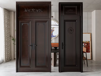 Door combination 3d model