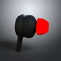 Wireless Computer Headphones in Red and Black Design with High Quality Audio and Comfortable Fit