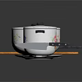 Essential Kitchen Items Including Plates Bowls Frying Pan Cutting Board And Pots