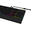 RGB Backlit Wired Mechanical Keyboard With Ergonomic Layout For Computer Use