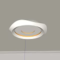 Modern Round Ceiling Light With Soft Illumination And Sleek Contemporary Design 3d model