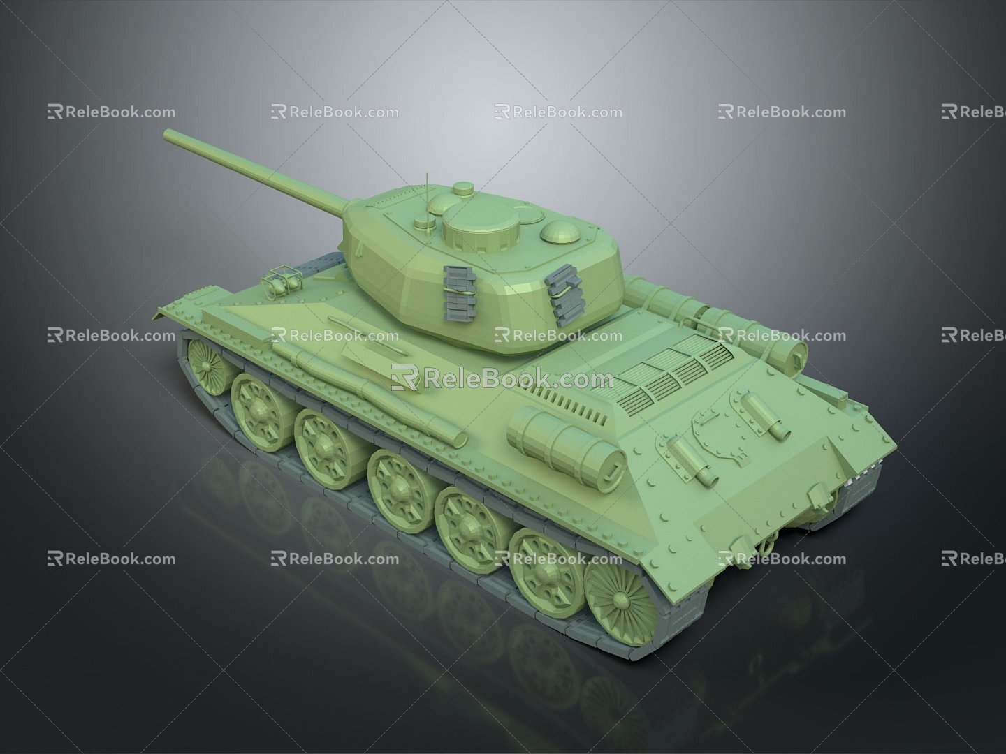 tank t34 tank main station tank military vehicle mechanized unit armored unit mechanized unit 3d model