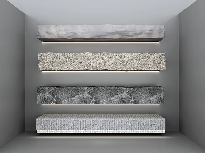 Modern Bench 3d model