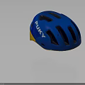 PUKY Blue Kids Cycling Helmet with Ventilated Design and Adjustable Strap