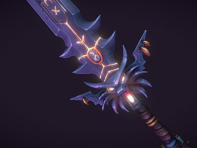 Wizard Style Sword model