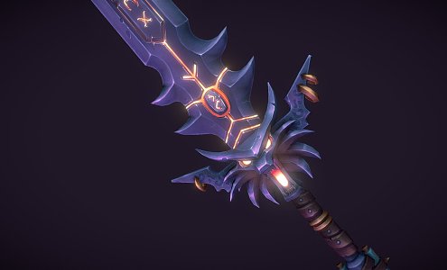 Wizard Style Sword 3d model