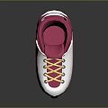 Kids Roller Skates With Pink White Body Yellow Laces And Dark Wheels
