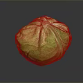 Fresh Organic Green Cabbage With Crisp Vibrant Leafy Layers On Dark Background