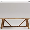 Quiet Table Log Table 3d model