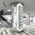 Modern Column Package Column Decoration 3d model