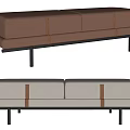 Flou sofa stool 3d model