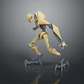 Mech Warrior Mech Soldier Machine Battlearm Mechanical Battlearm Machine Fighter Robot 3d model