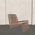 Stylish Amber Acrylic Leisure Chair With Transparent Frame And Modern Ergonomic Design