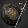 Modern Shield 3d model