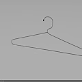 Sleek Modern Metal Hanger Practical Household Item For Daily Clothes Organization