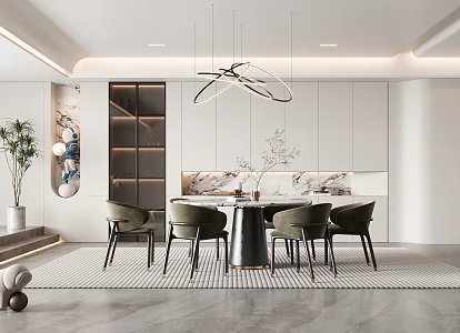 Modern Restaurant 3d model