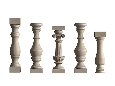 European Column Classical Column 3d model