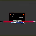 Essential Office Supplies Collection Including Pencil Eraser USB Drive And Notebook