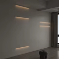 Modern Minimalist Open Living Dining Room Interior With Bright Large Window And Luxurious Leather Sofa