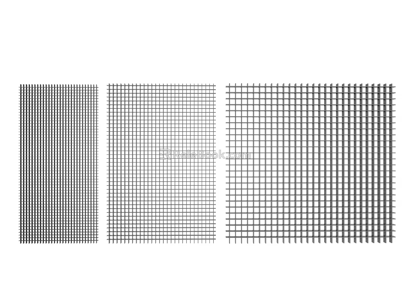 Modern ceiling grid ceiling grid iron net 3d model