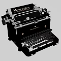 Vintage Mercedes Kitchen Appliance With Classic Black Design And Retro Style