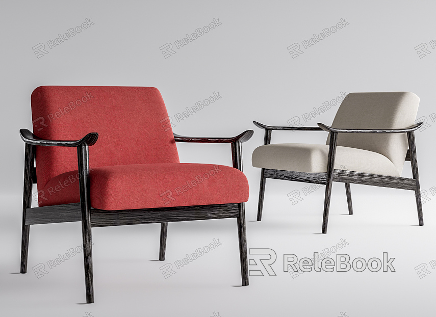 New Chinese Style Sofa Chair Leisure Chair model