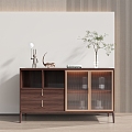 New Chinese Sideboard Side Cabinet 3d model