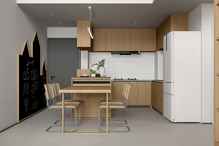 Modern Apartment Guest Restaurant 3d model