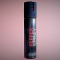 Emergency Fire Safety Equipment Pepper Spray Canister Black with Red Text